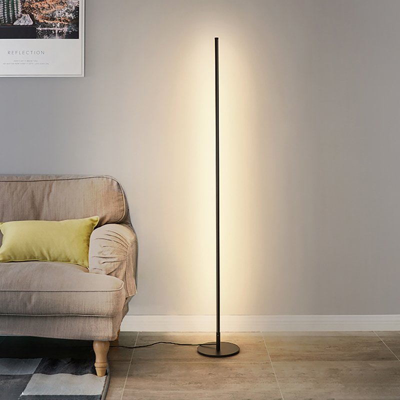 LuxeGlow Floor Lamp With Remote Dimmable Brightness And Color Temperature | Lersk