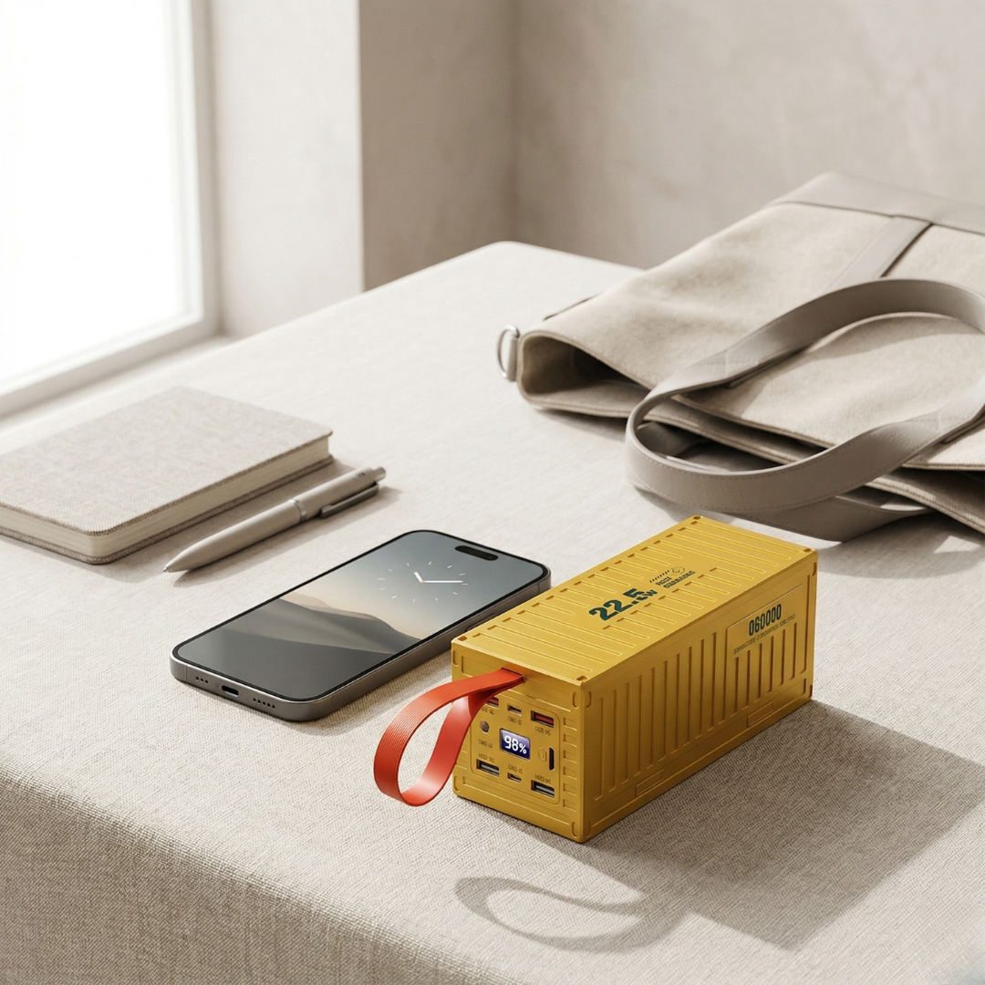 Powerbank mit digitaler Anzeige | Lersk