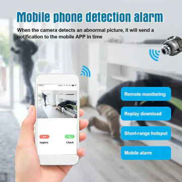 Compact WiFi Camera With Night Vision For Secure Home And Pet Monitoring On The Go | Lersk
