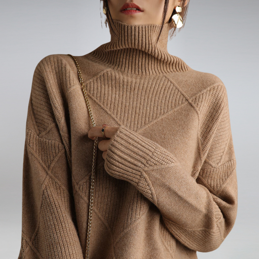 Liora Cashmere Turtleneck Sweater for Everyday Luxury | Lersk