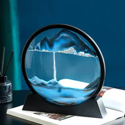 Moving Sea Sand Art Display Rotating Sand Sculpture for Meditative Relaxation and Changing Scenes | Lersk