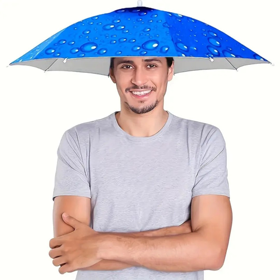 כובע מטרייה ShadeMate להגנה מפני קרינת UV לשמש וגשם ולשימוש יומיומי | Lersk