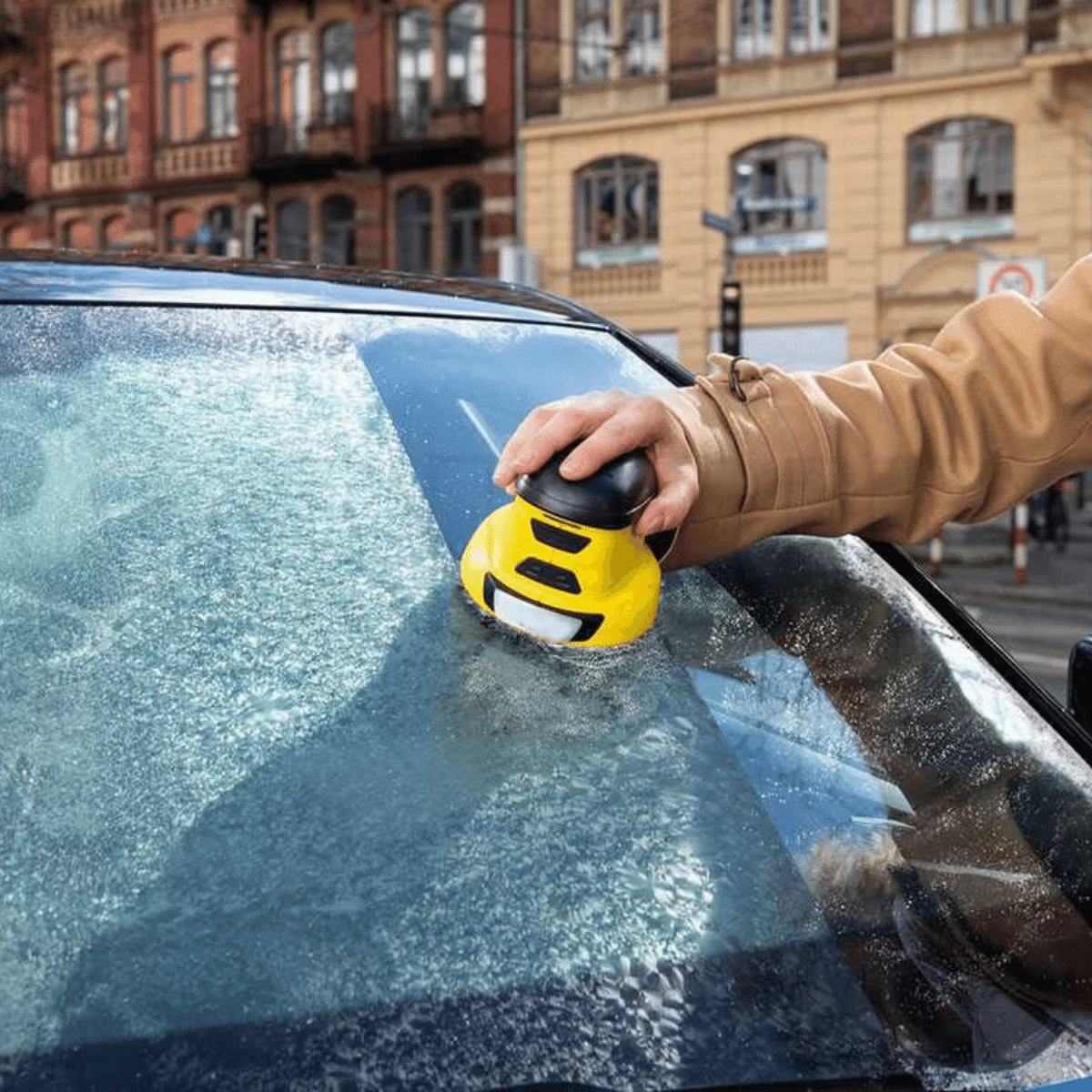 Raschietto per Ghiaccio Riscaldato per Auto Pulizia Automatica del Parabrezza per Guidatori Invernali | Lersk