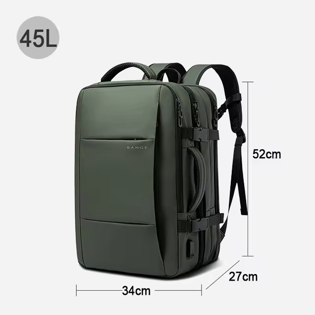 Waterproof Expandable Travel Backpack Aesthetic For Men And Women Durable | Lersk