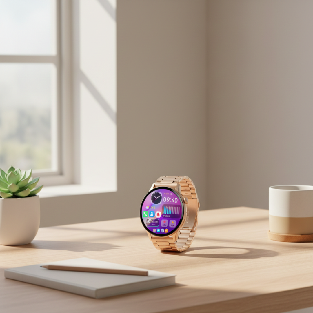 Women’s AMOLED Smartwatch With Waterproof Design And Bluetooth Calling | Lersk