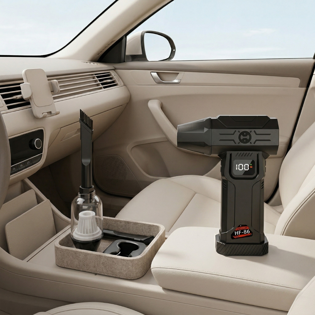 Turbo Air tragbarer Auto-Staubsauger für Autos und kleine Räume | Lersk