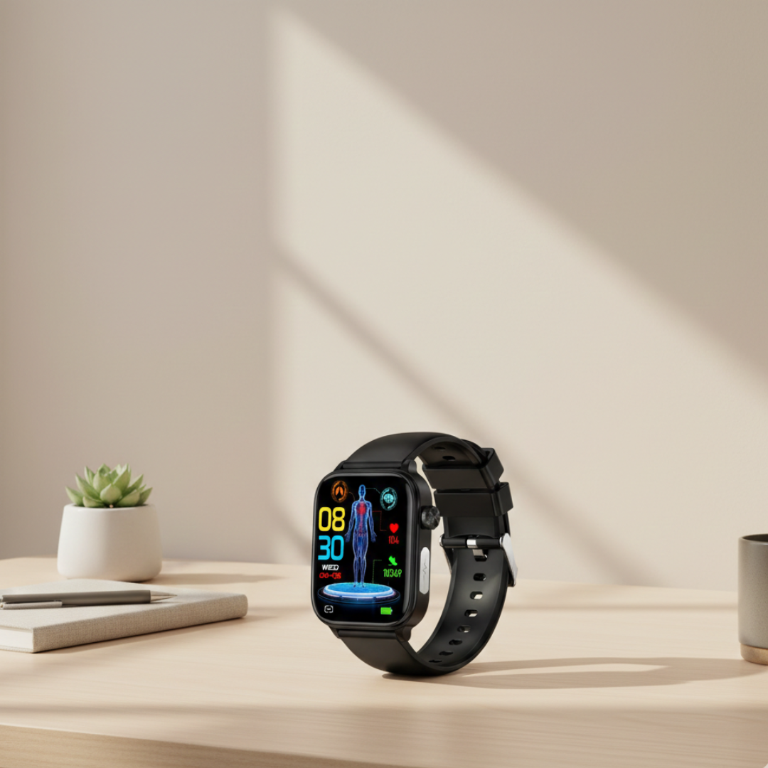 Smartwatch con display AMOLED e chiamate Bluetooth, impermeabile, per uso quotidiano | Lersk