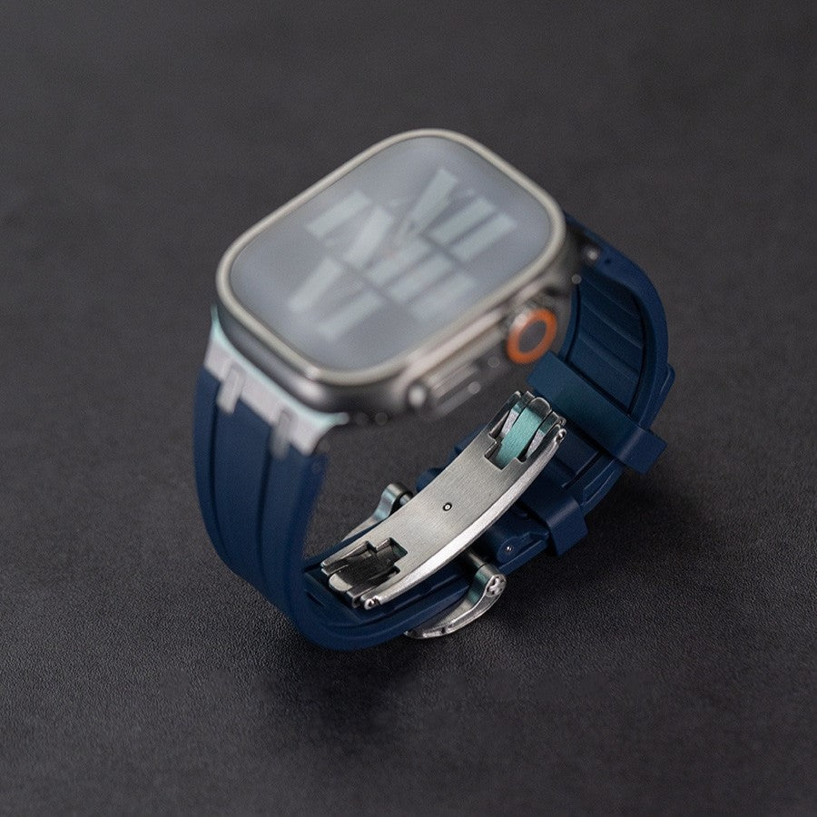 VeroFit | Thick Silicone Band with Titanium Adapter for Apple Watch | Lersk