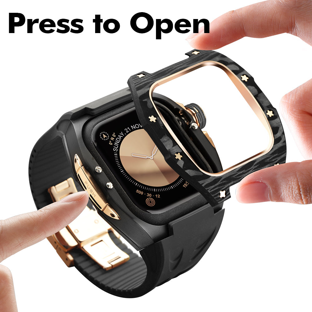 AeroWeave S10 Carbon Fiber Watch Retrofit Kit With Titanium Accents | Lersk