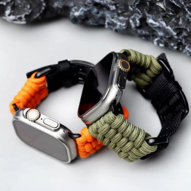TrailMate udendørs vævet nylonrem til Apple Watch | Lersk