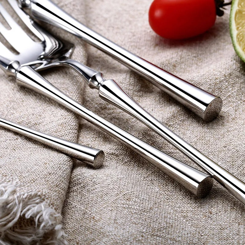Marina Silver Cutlery Set in 18/10 Stainless Steel | Lersk