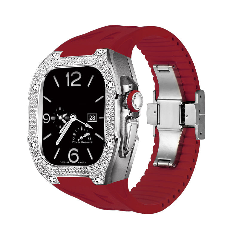 Nivaro | Titanium 5A Zircon Retrofit-etui til Apple Watch Ultra | Lersk