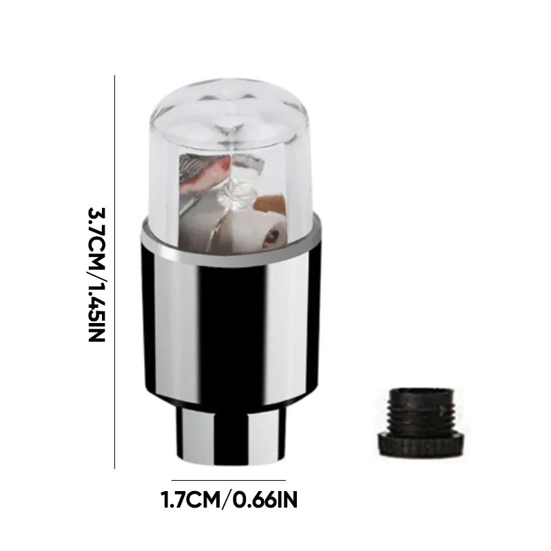 أغطية صمامات الإطارات LED للسيارات والدراجات النارية والدراجات مع أغطية صمامات عجلات LED لجميع العجلات | Lersk