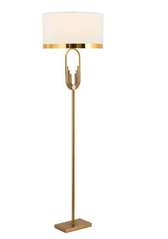 Aurelia | Art Deco gulvlampe i guld | Lersk
