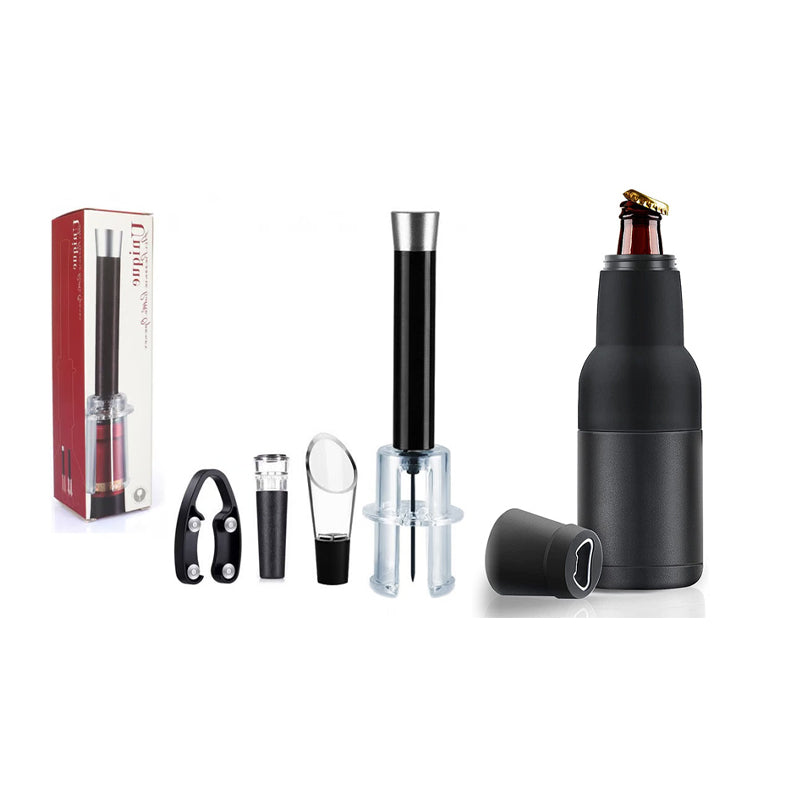 Set portátil para abrir vino Wino On The Go Kit para abrir botellas para viaje y uso en casa | Lersk
