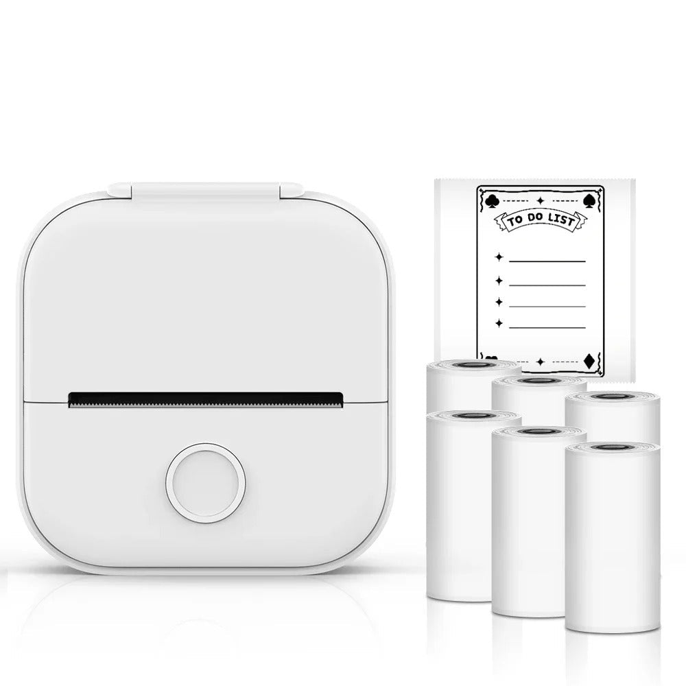 Portable Mini Printer Bluetooth Inkless Instant Photo Printing for Smartphones | Lersk