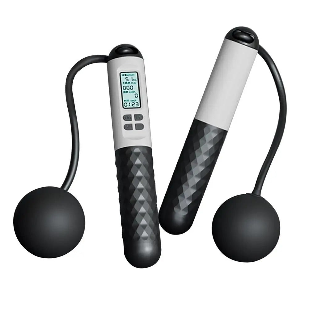 AeroFlex Weighted Cordless Jump Rope with Digital Counter for Cardio Training | Lersk