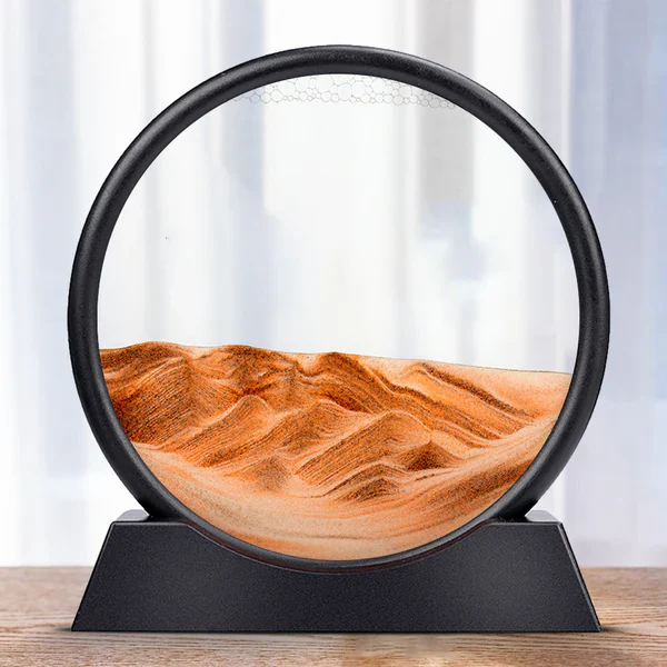 Moving Sea Sand Art Display Rotating Sand Sculpture for Meditative Relaxation and Changing Scenes | Lersk
