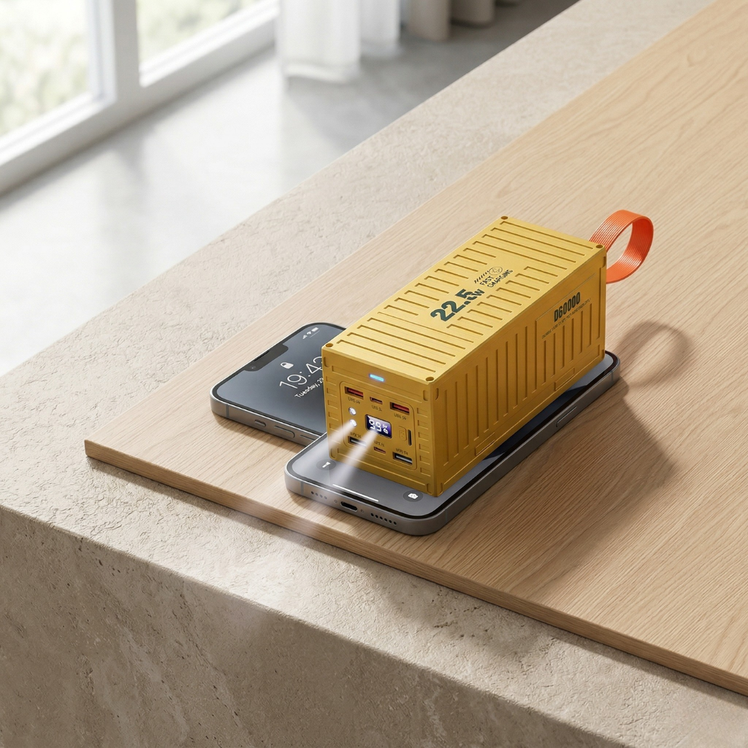 Powerbank mit digitaler Anzeige | Lersk