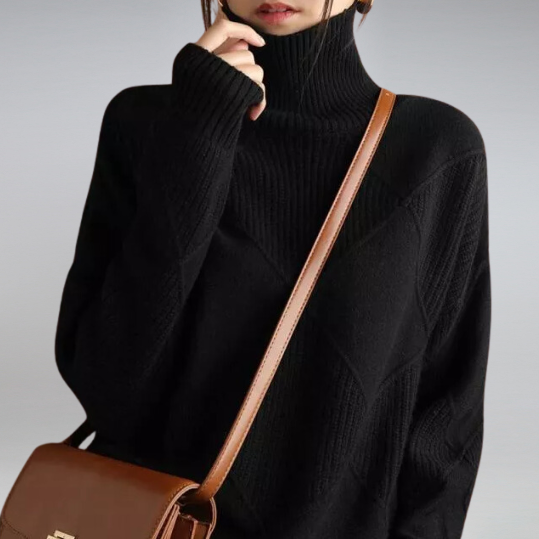 Liora Cashmere Turtleneck Sweater for Everyday Luxury | Lersk