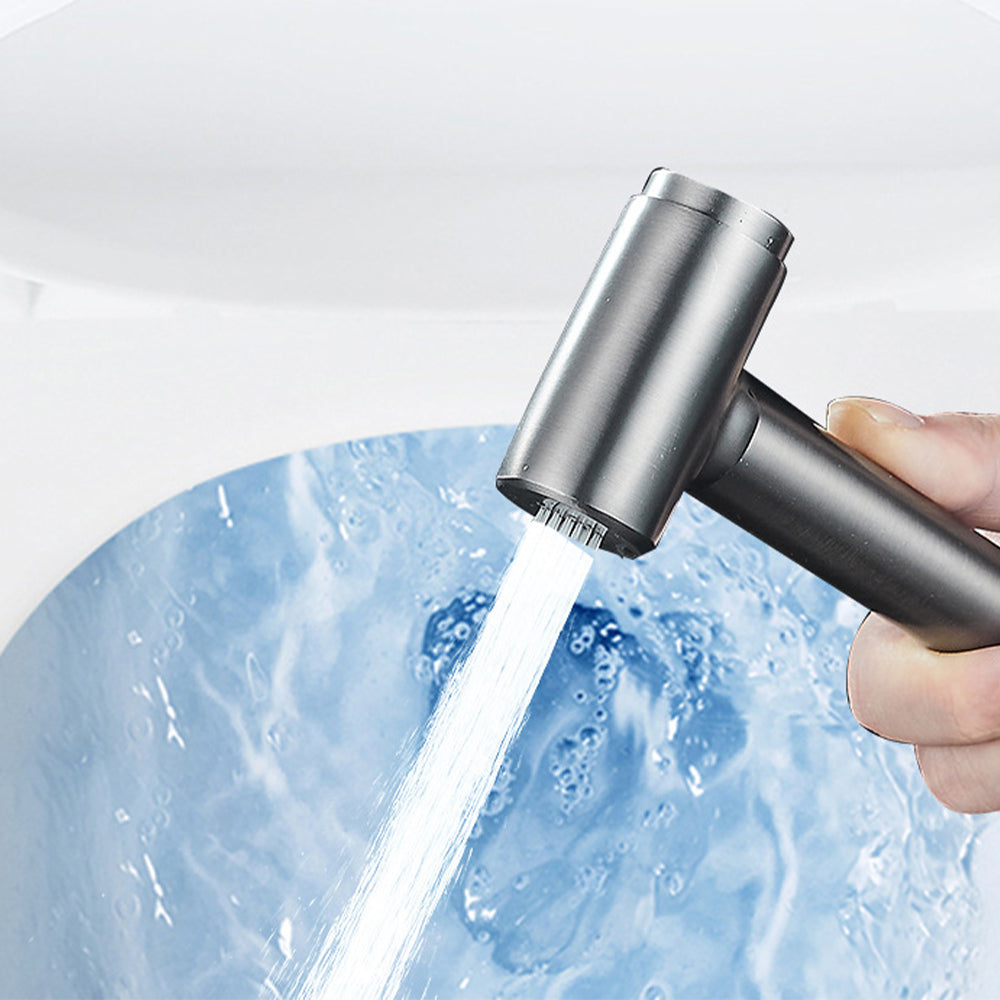 Gray Wall-Mount Bidet Kit with Handheld Sprayer | Lersk