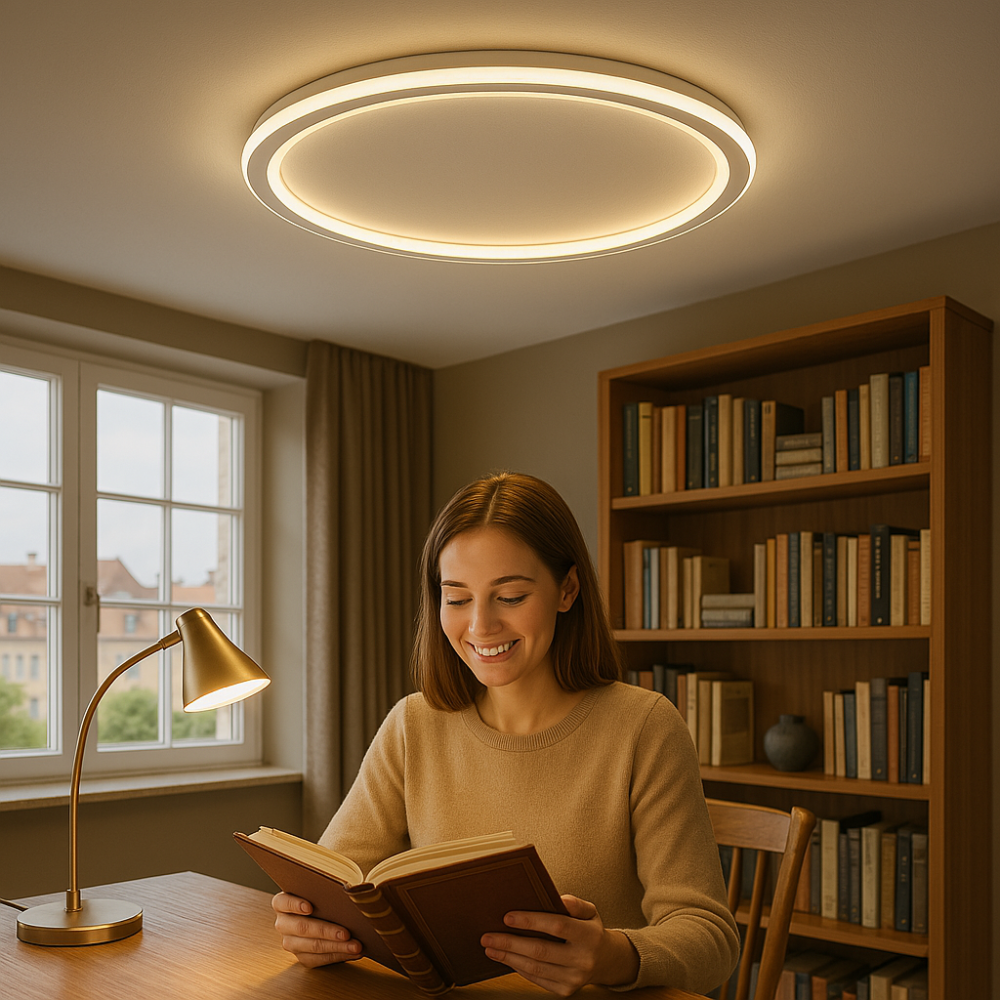 SkagaNova Nordic Dimmable Led Ceiling Light In Warm White | Lersk