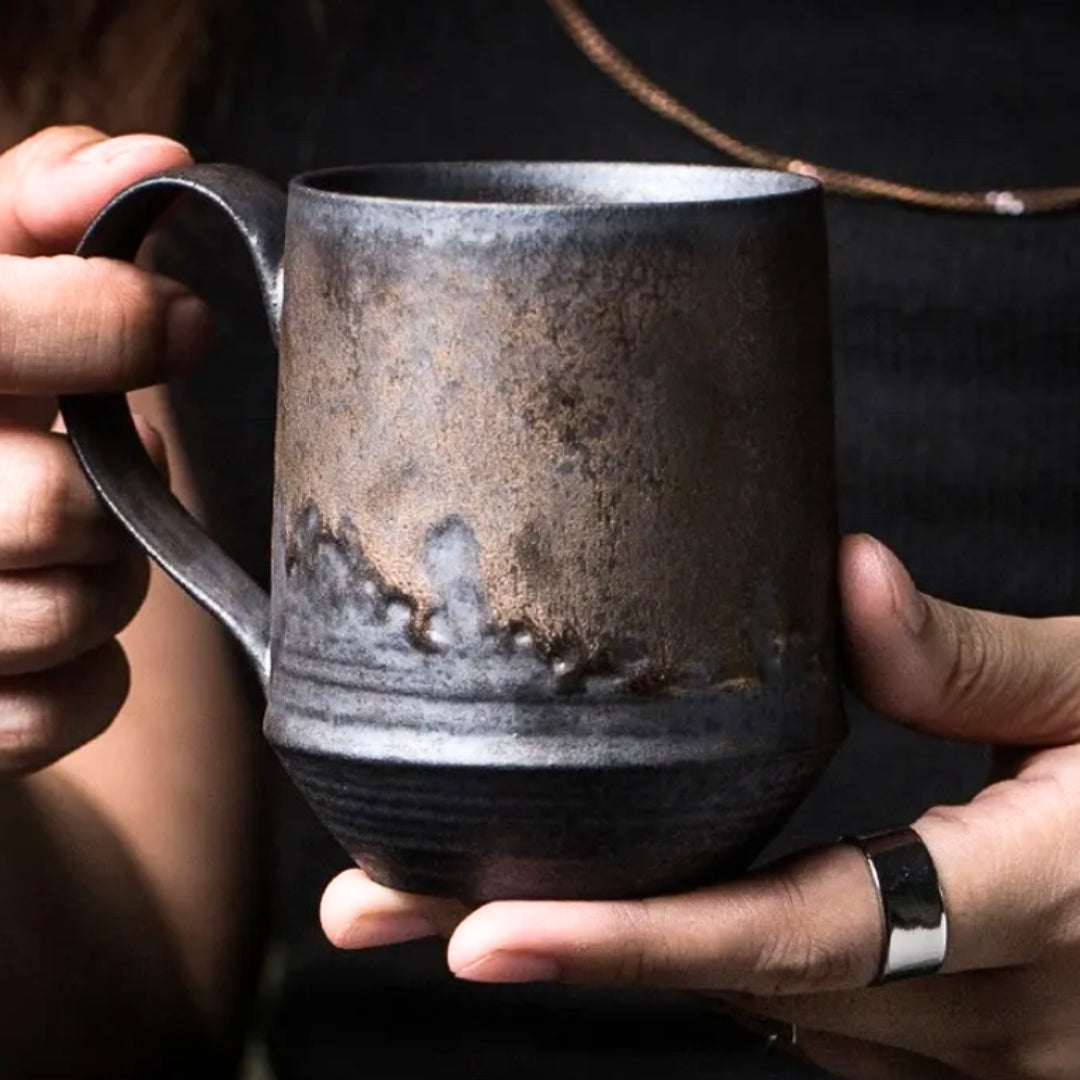 Rustic Harvest Mugs Premium Nostalgic Coffee Cups For Home Coffee Lovers | Lersk