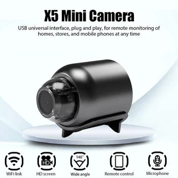 Compact WiFi Camera With Night Vision For Secure Home And Pet Monitoring On The Go | Lersk