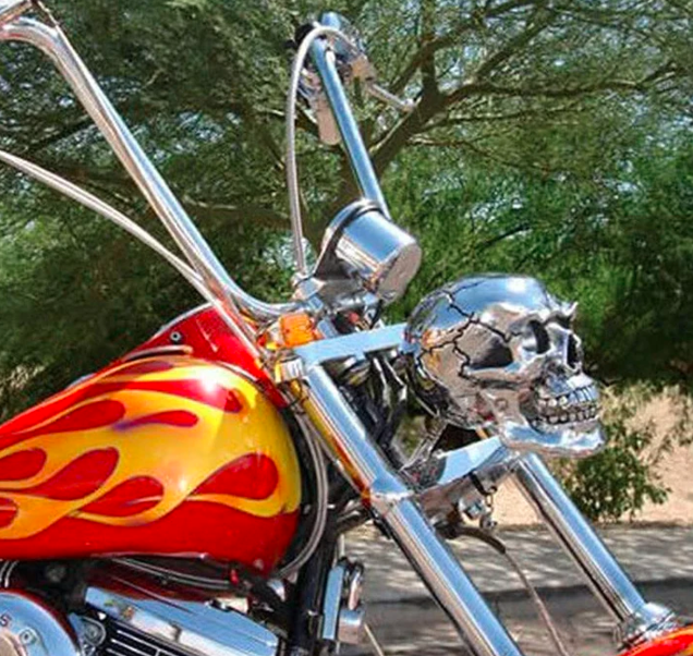 LED Skull Light For Motorcycles With Distinct Skull Design For Night Riding And Bold Road Presence | Lersk