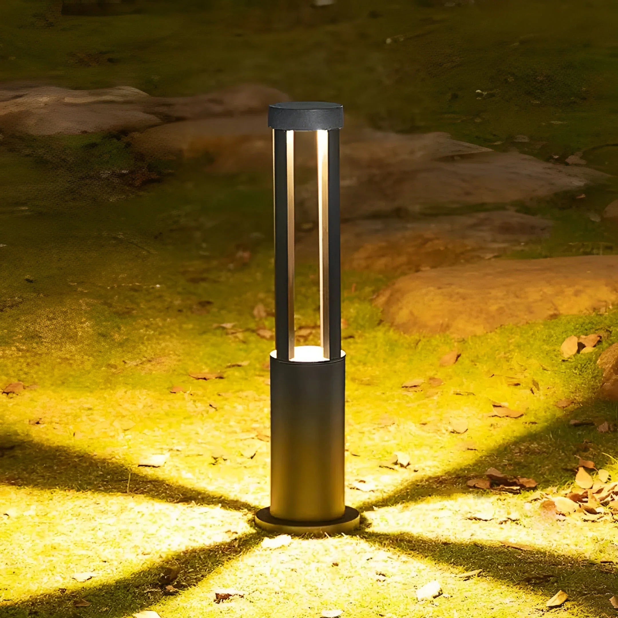BoulderGlow Nature Inspired LED Outdoor Light for Gardens, Pathways, and Landscapes | Lersk