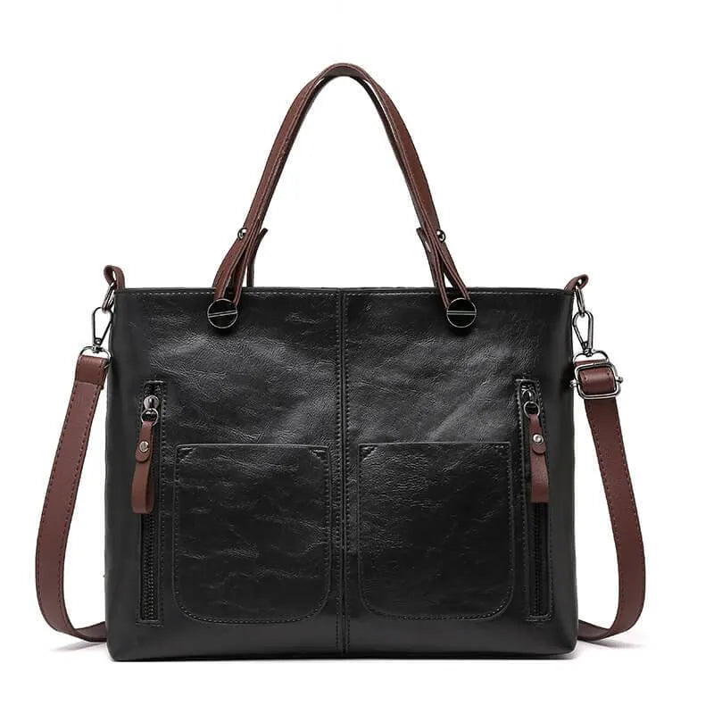 Raya Vintage Leather Shoulder Bag Handmade Nordic Leather Durable For Professionals | Lersk