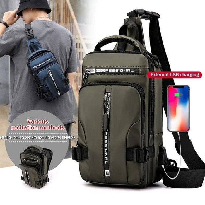 AeroCarry Waterproof Crossbody Carryall for Everyday Use | Lersk