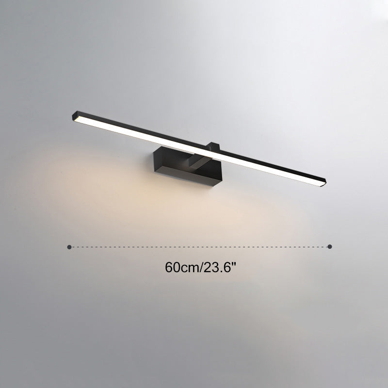 Aplique de pared lineal para baño con espejo | Lersk