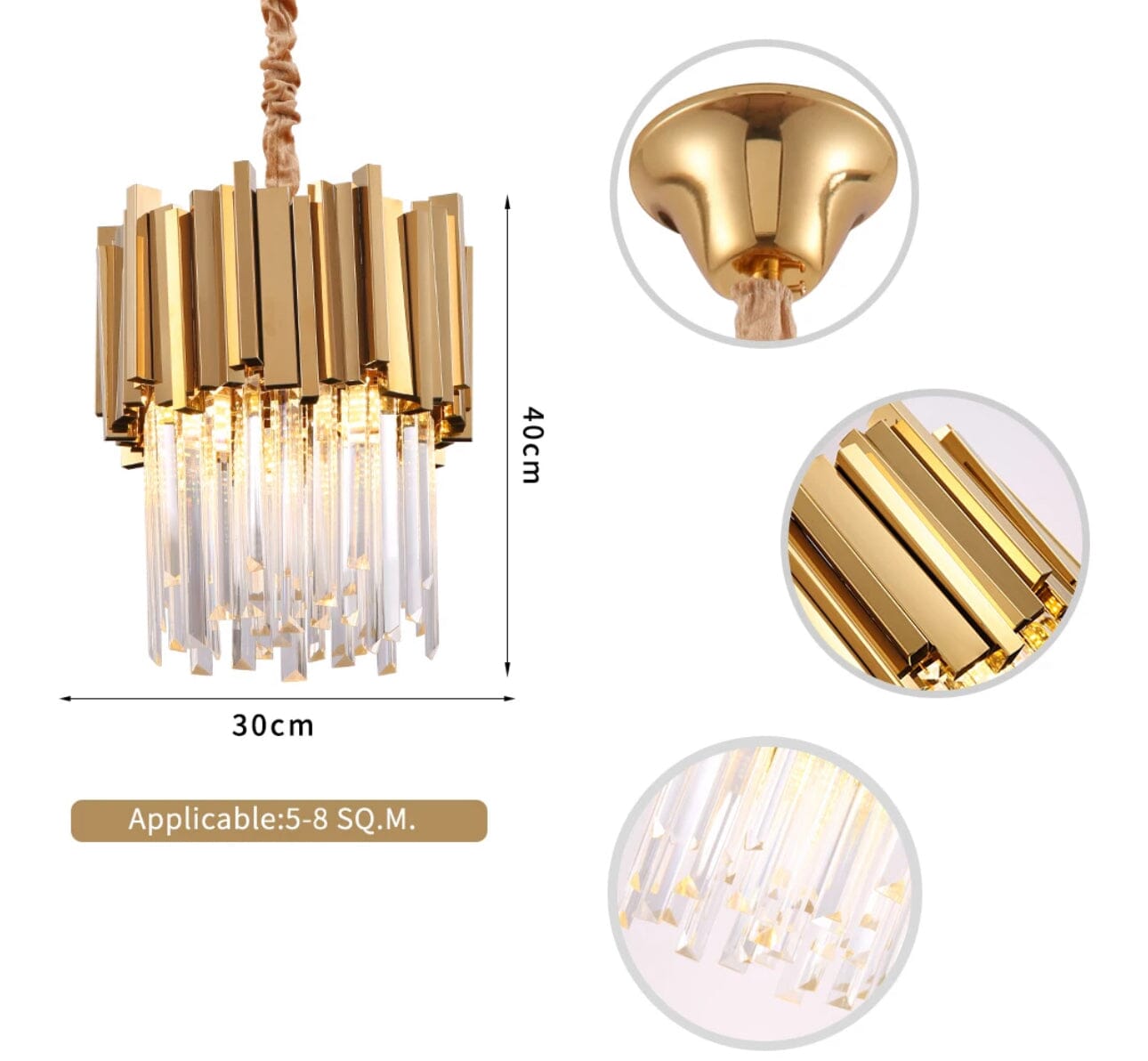 Aurelia Crystal Pendants | Lersk
