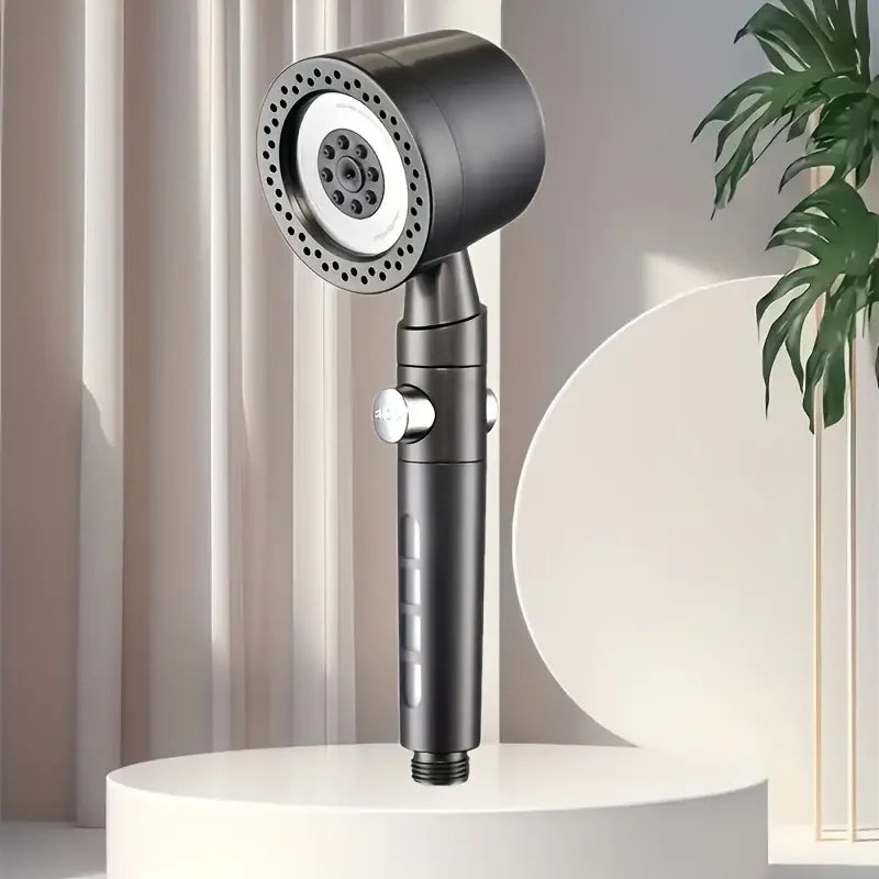 6-Mode Handheld Shower Head with Built-In Filter and One-Button Water Stop | Lersk