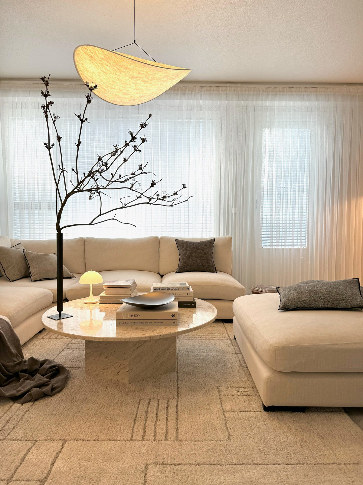 Lyra Premium Silk Leaf LED Chandelier With Nordic Glow