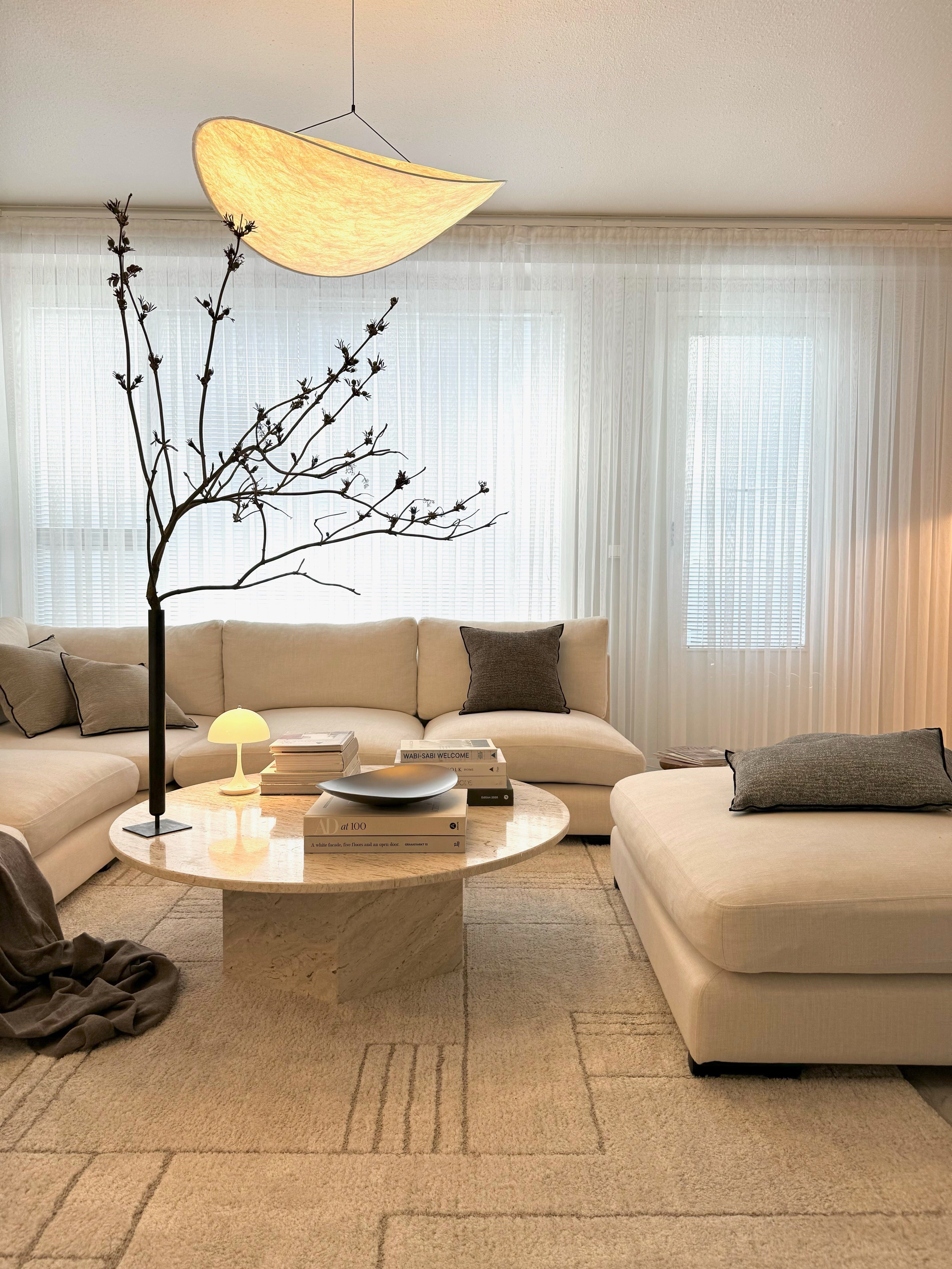 Lyra Premium Silke Blad LED Lysekrone med Nordisk Glød | Lersk