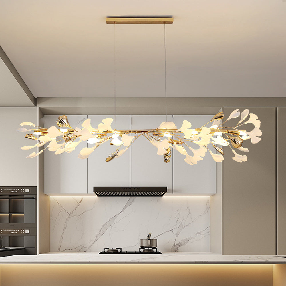 CeraLuxe Keramik-Kronleuchter mit 8 warmen LEDs für Innenräume | Lersk