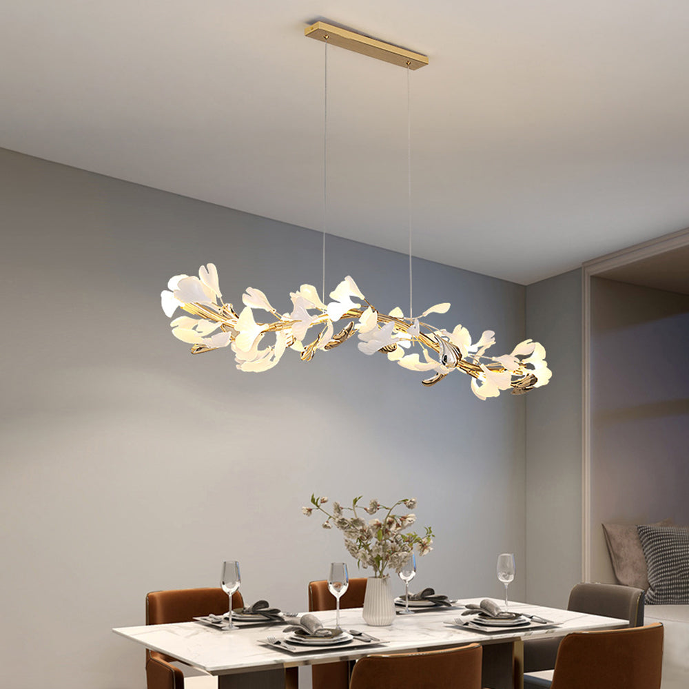 CeraLuxe Keramik-Kronleuchter mit 8 warmen LEDs für Innenräume | Lersk