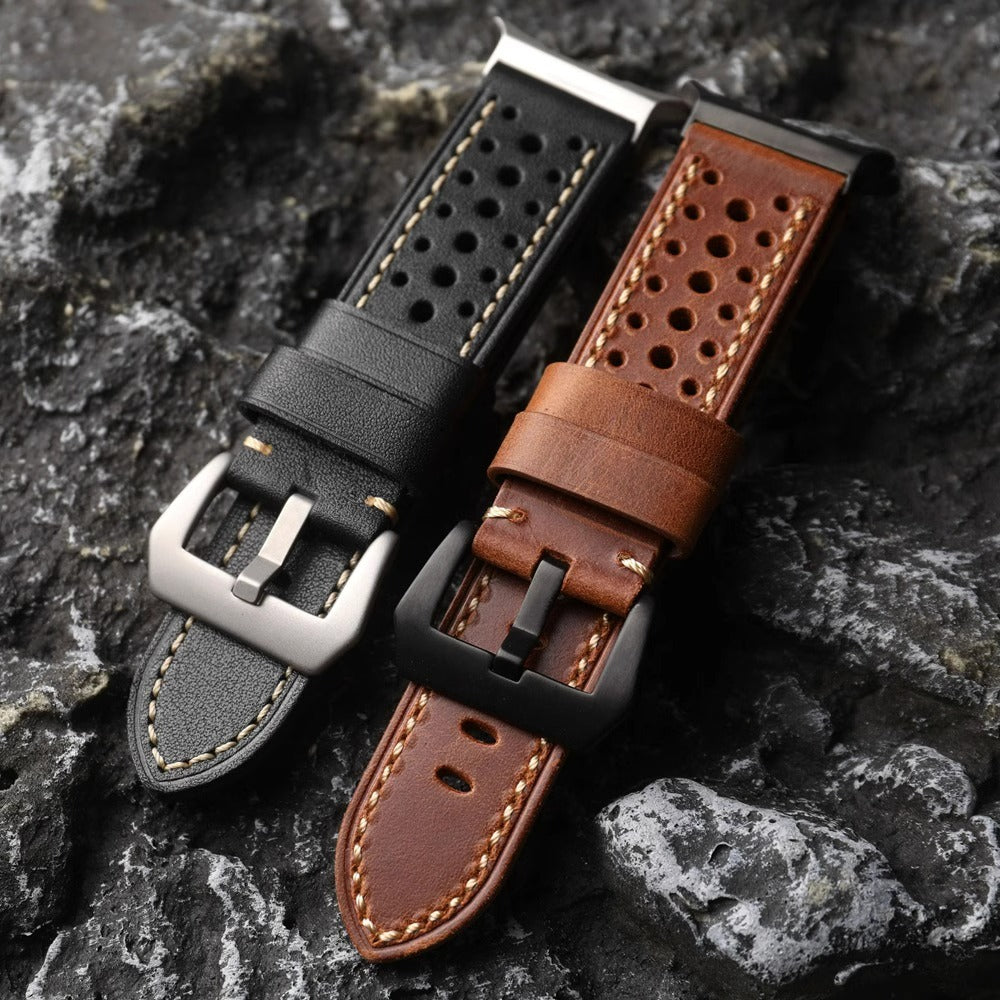 Aldera | Vintage Racing-Stil Urrem til Samsung Watch Ultra