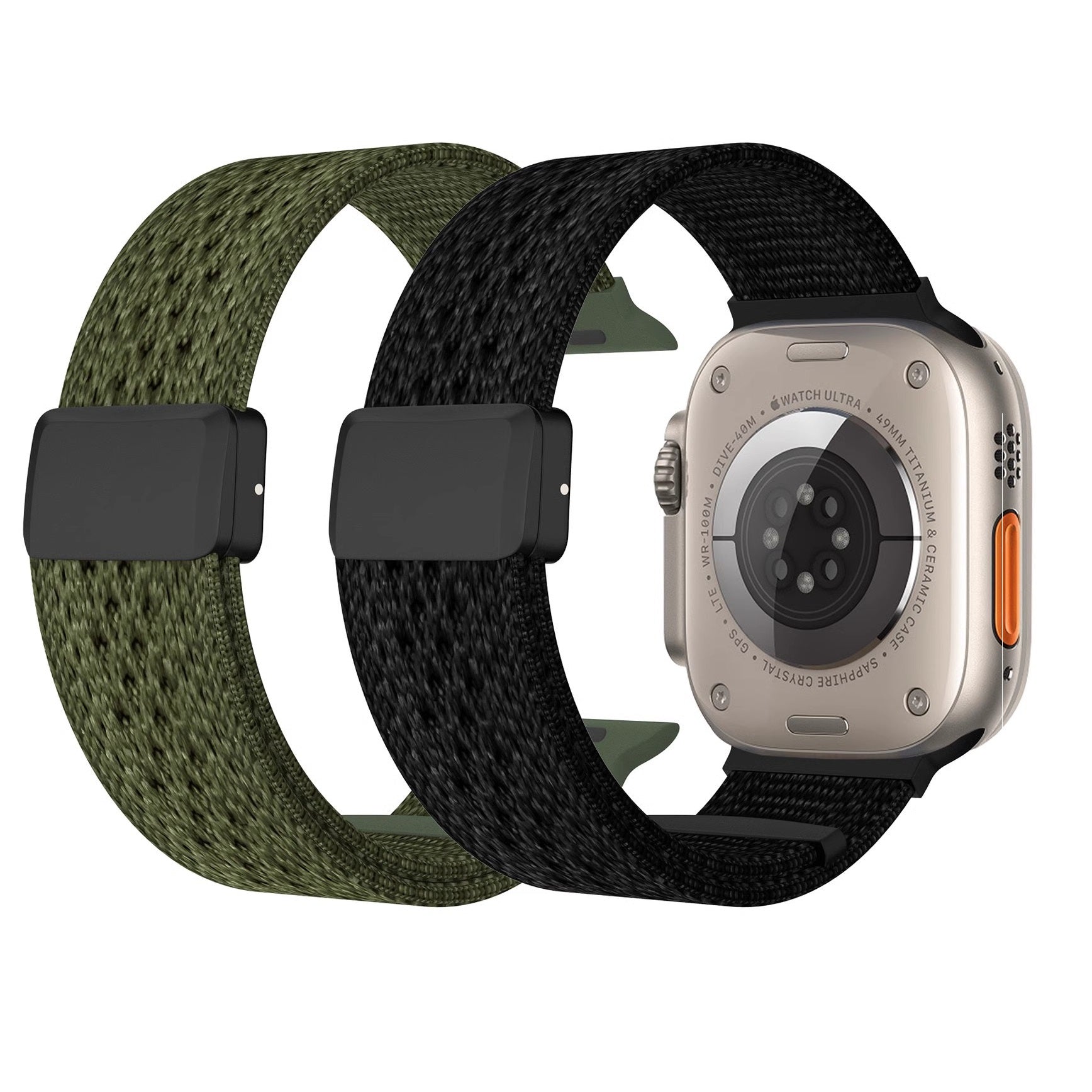 Nuvora pletený nylonový řemínek s magnetickou sponou pro Apple Watch | Lersk