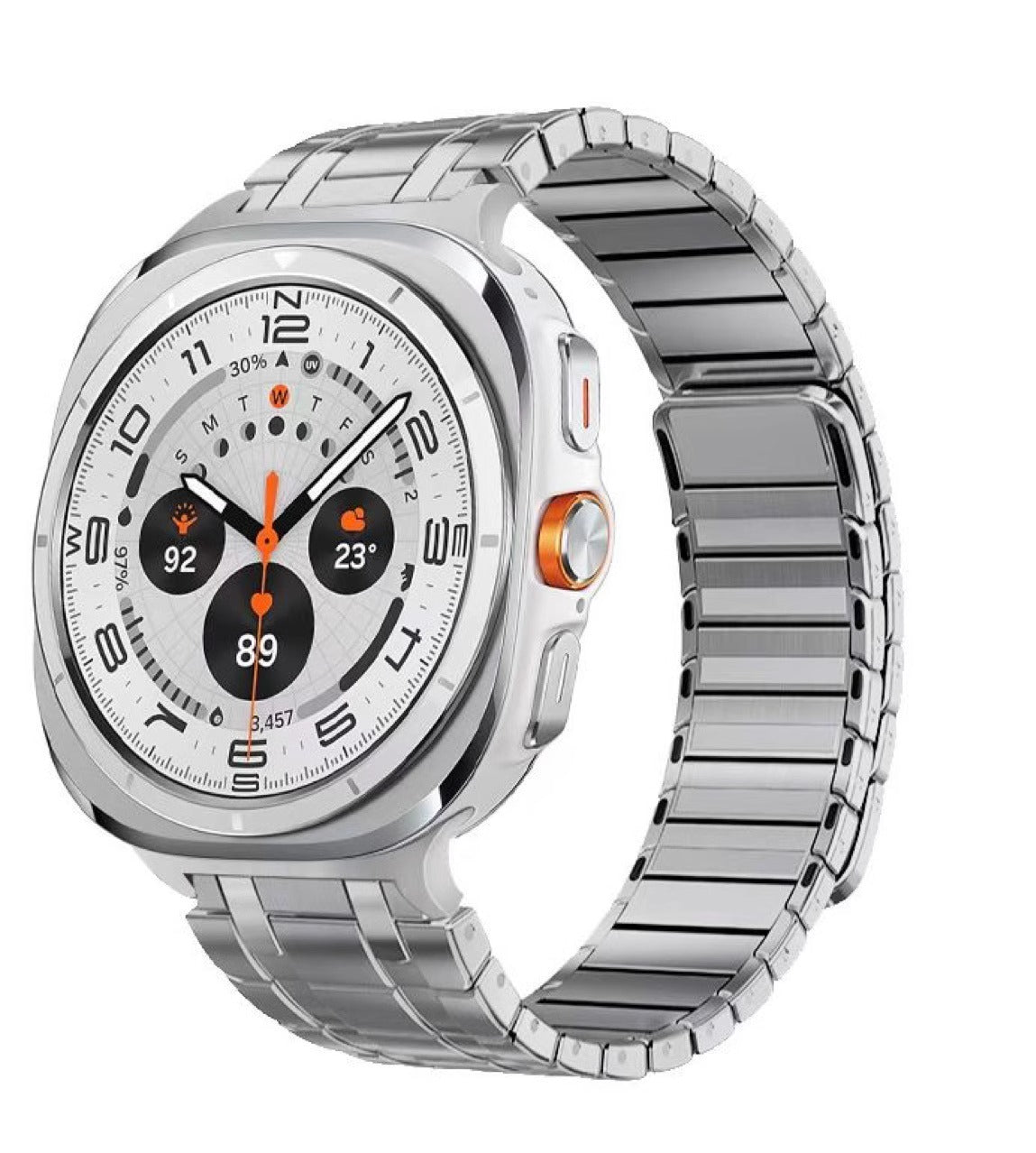 Vellaro matowa magnetyczna bransoleta ze stali nierdzewnej do Samsung Watch 7 Ultra | Lersk