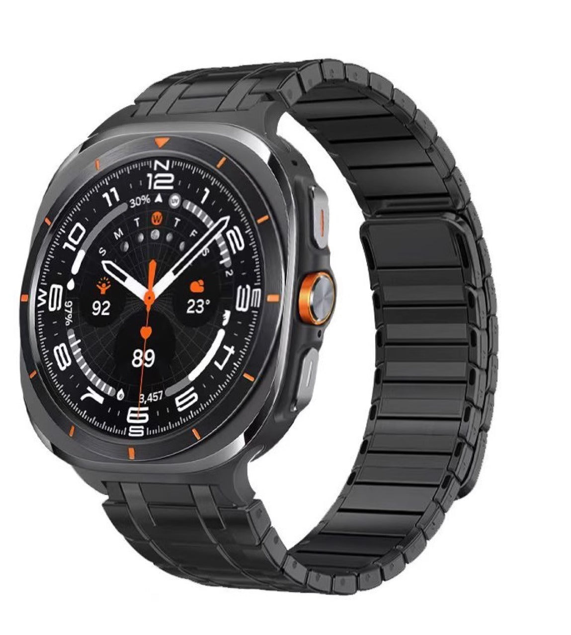 Vellaro matowa magnetyczna bransoleta ze stali nierdzewnej do Samsung Watch 7 Ultra | Lersk
