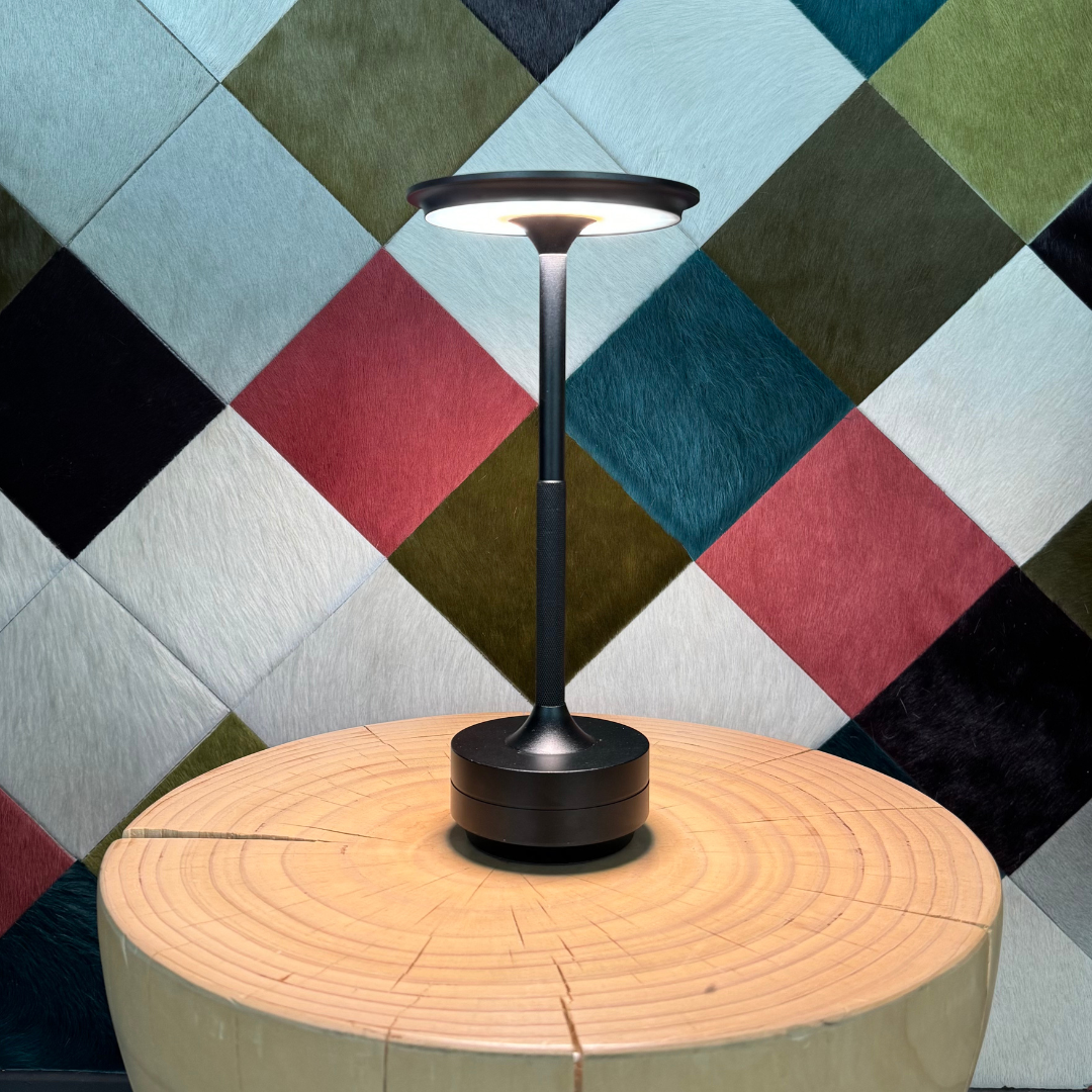 Rechargeable Cordless LED Table Lamp With Touch Dimmer And Modern Metal Design | Lersk