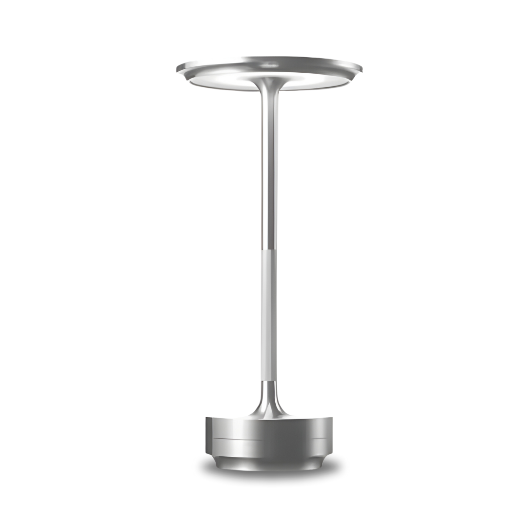 Rechargeable Cordless LED Table Lamp With Touch Dimmer And Modern Metal Design | Lersk