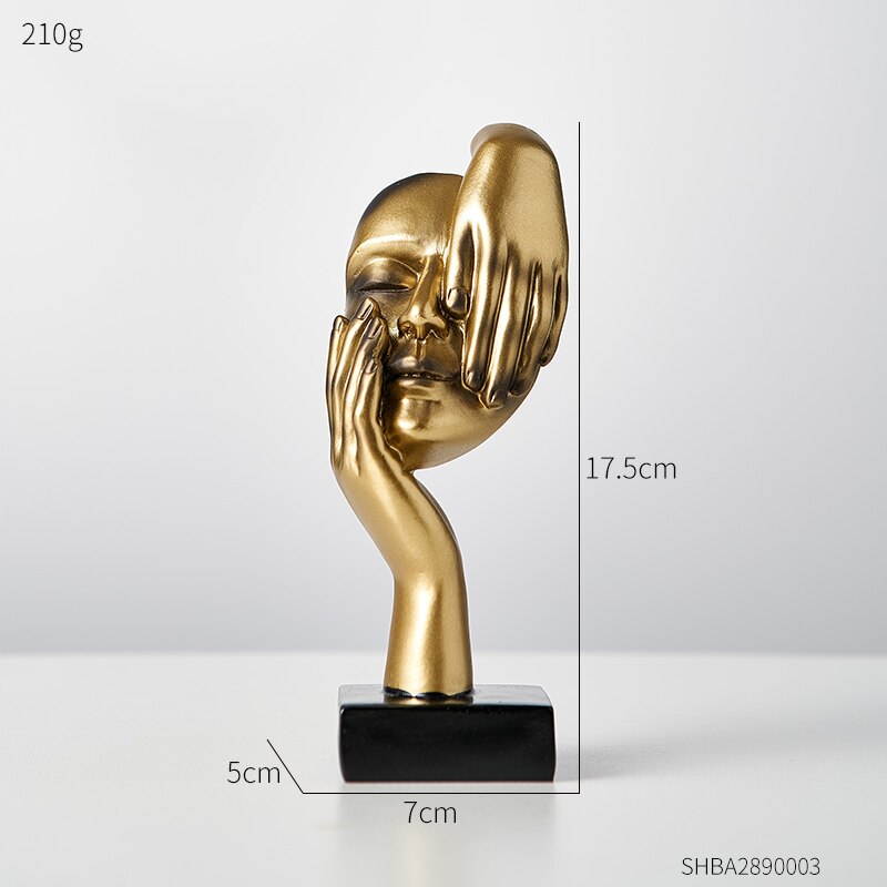 LumaMask Abstrakte Wanddekoration Moderne Masken-Skulptur Kunst