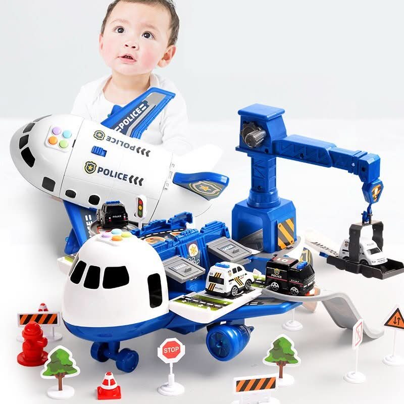 SkyRider Adventure Airplane Playset And Vehicle Set For Creative Kids Collection | Lersk