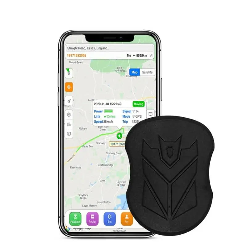 Waterproof GPS Car Tracker: Real-Time, Voice-Activated, 5000mAh Battery | Lersk