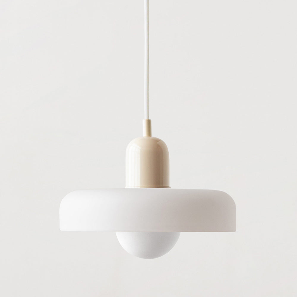 Elegantní závěsný skleněný lustr inspirovaný Bauhausem s nastavitelnou délkou pro moderní domovy | Lersk