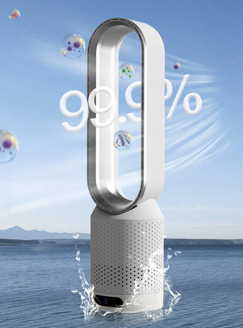 AeroNova Breeze 3 v 1 bezlopatkový ochlazovač vzduchu, čistička a věžový ventilátor | Lersk